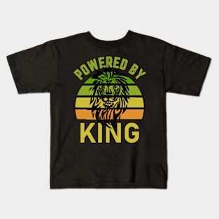 Powered by king Kids T-Shirt